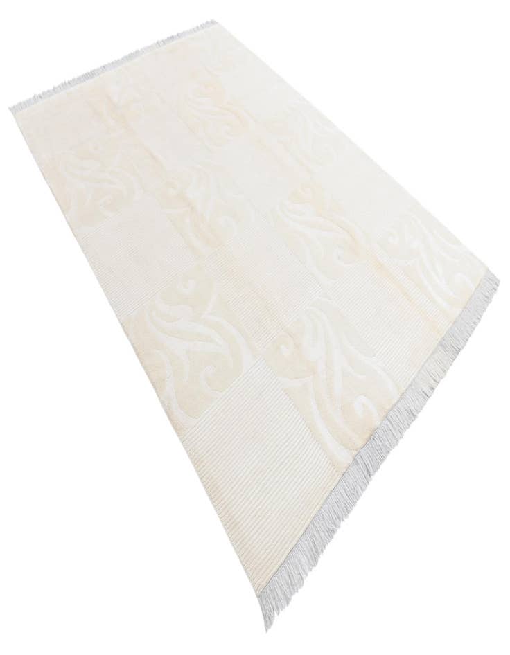 Detail image of 5' 8 x 8'  Hand Knotted Darya Wool Rug