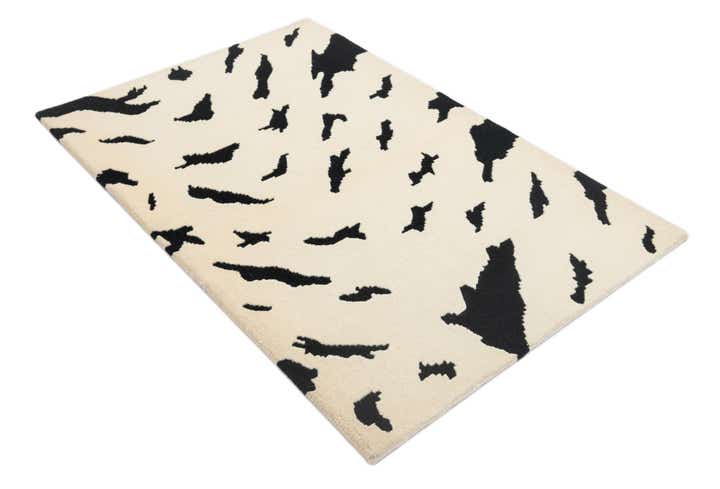 3' x 4' 8 Hand Knotted Darya Wool Rug