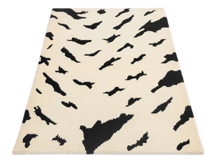 3' x 4' 8 Hand Knotted Darya Wool Rug