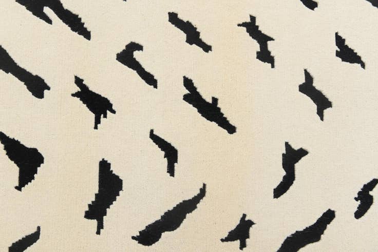 Detail image of 3' x 4' 8 Hand Knotted Darya Wool Rug