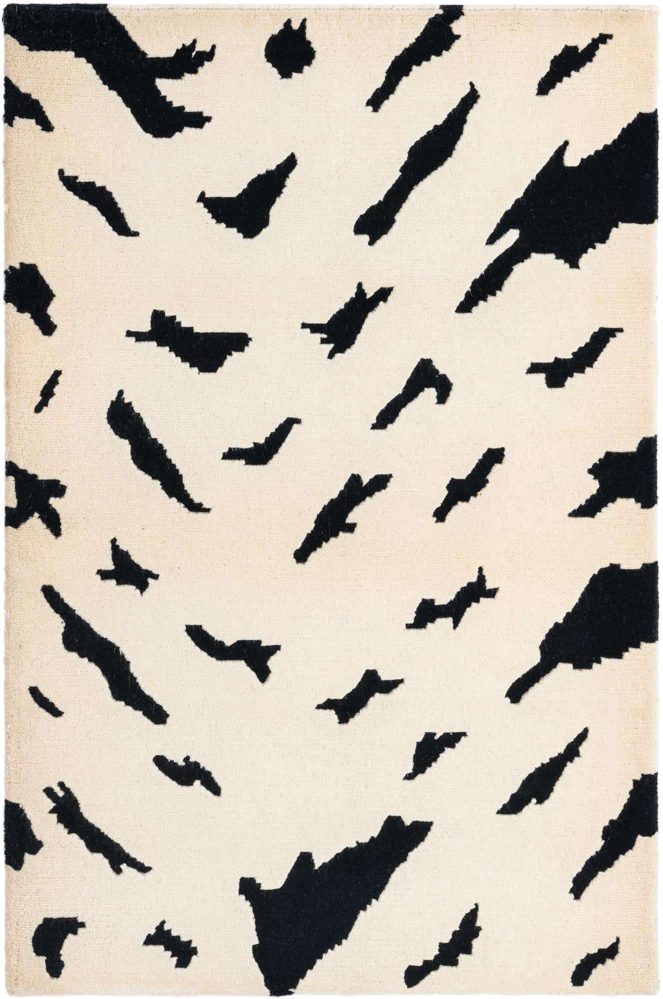 3' x 4' 8 Hand Knotted Darya Wool Rug