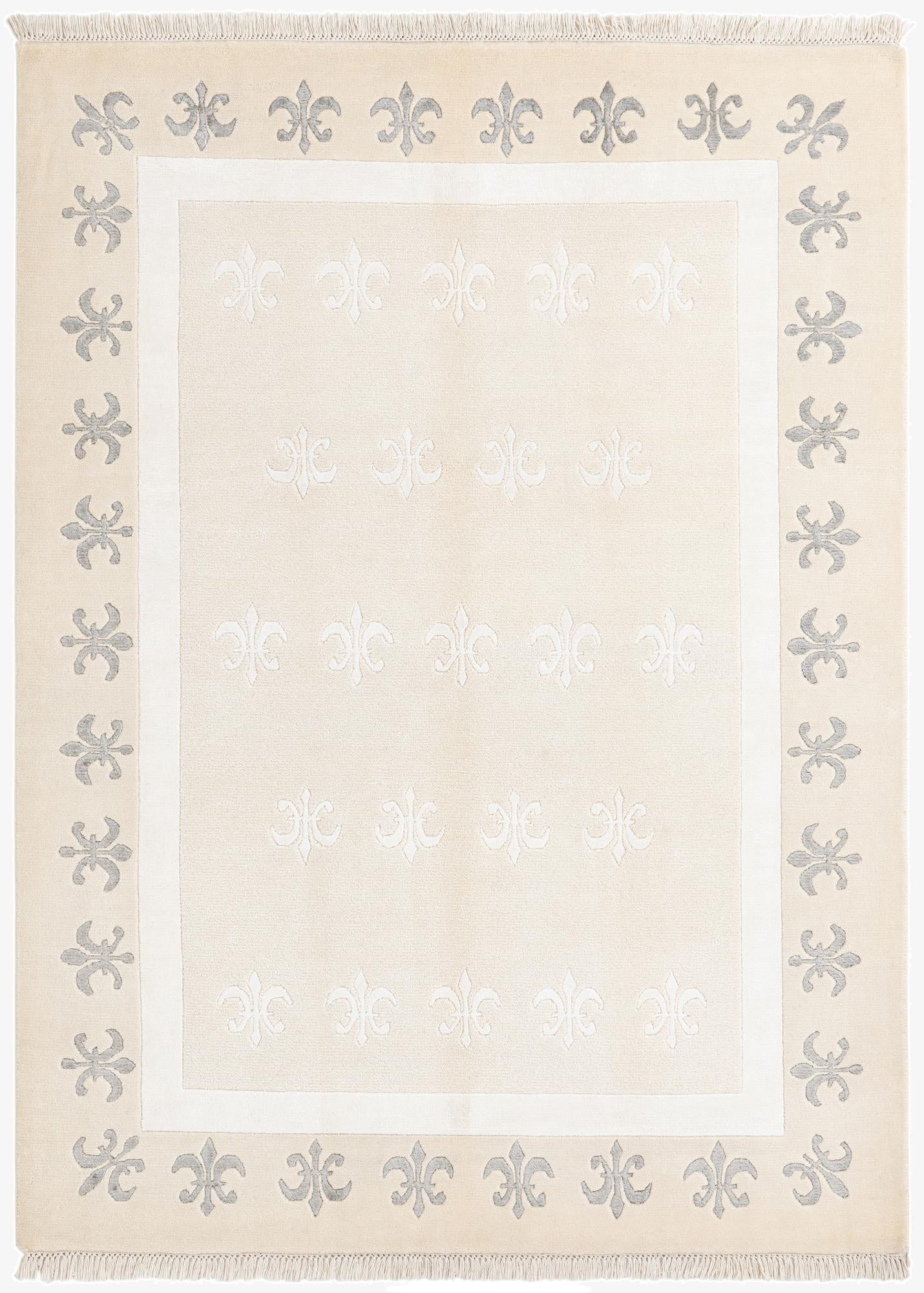 4' 11 x 6' 9  Hand Knotted Darya Wool Rug