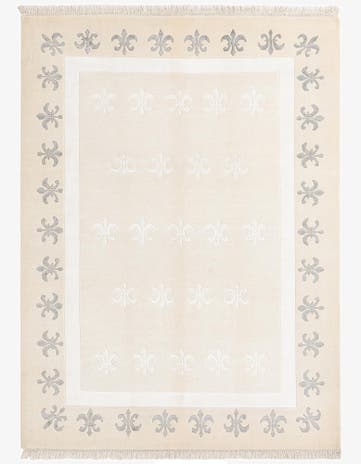 4' 11 x 6' 9 Hand Knotted Darya Wool Rug