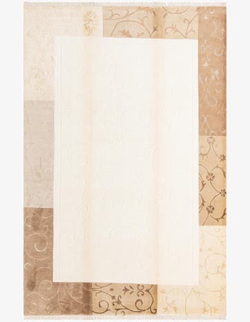 6' 8 x 9' 11 Hand Knotted Darya Wool Rug