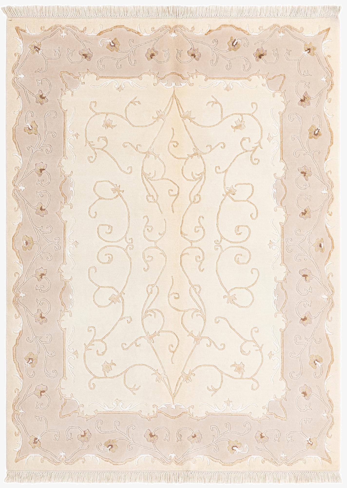 Primary image 4' 11 x 6' 7  Hand Knotted Darya Wool Rug
