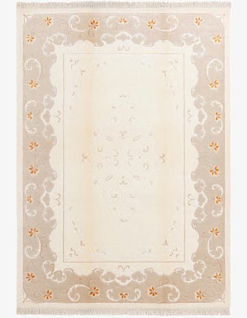 5' 7 x 8' Hand Knotted Darya Wool Rug