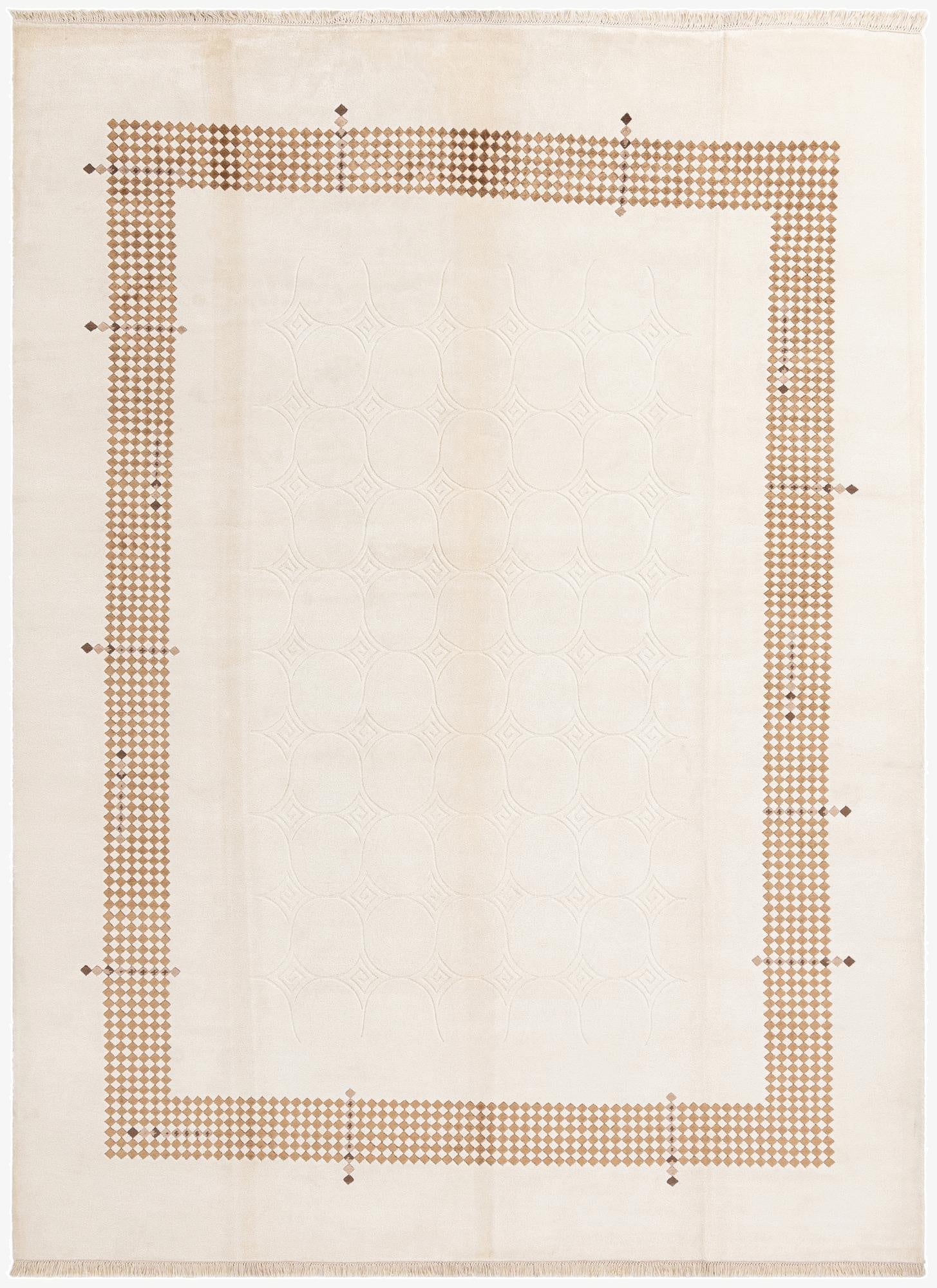 9' 6 x 12' 10  Hand Knotted Darya Wool Rug