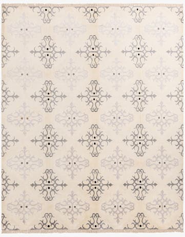 8' x 9' 9 Hand Knotted Darya Wool Rug