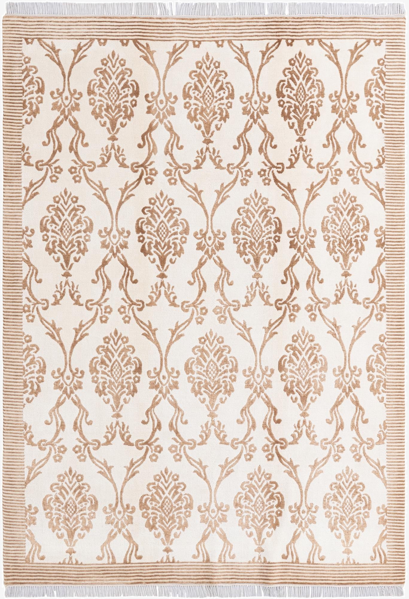 5' 10 x 8' 2  Hand Knotted Darya Wool Rug