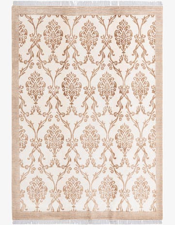5' 10 x 8' 2 Hand Knotted Darya Wool Rug