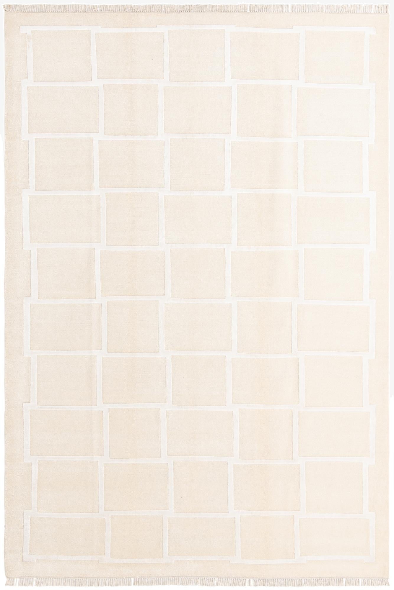 6' 8 x 10'  Hand Knotted Darya Wool Rug