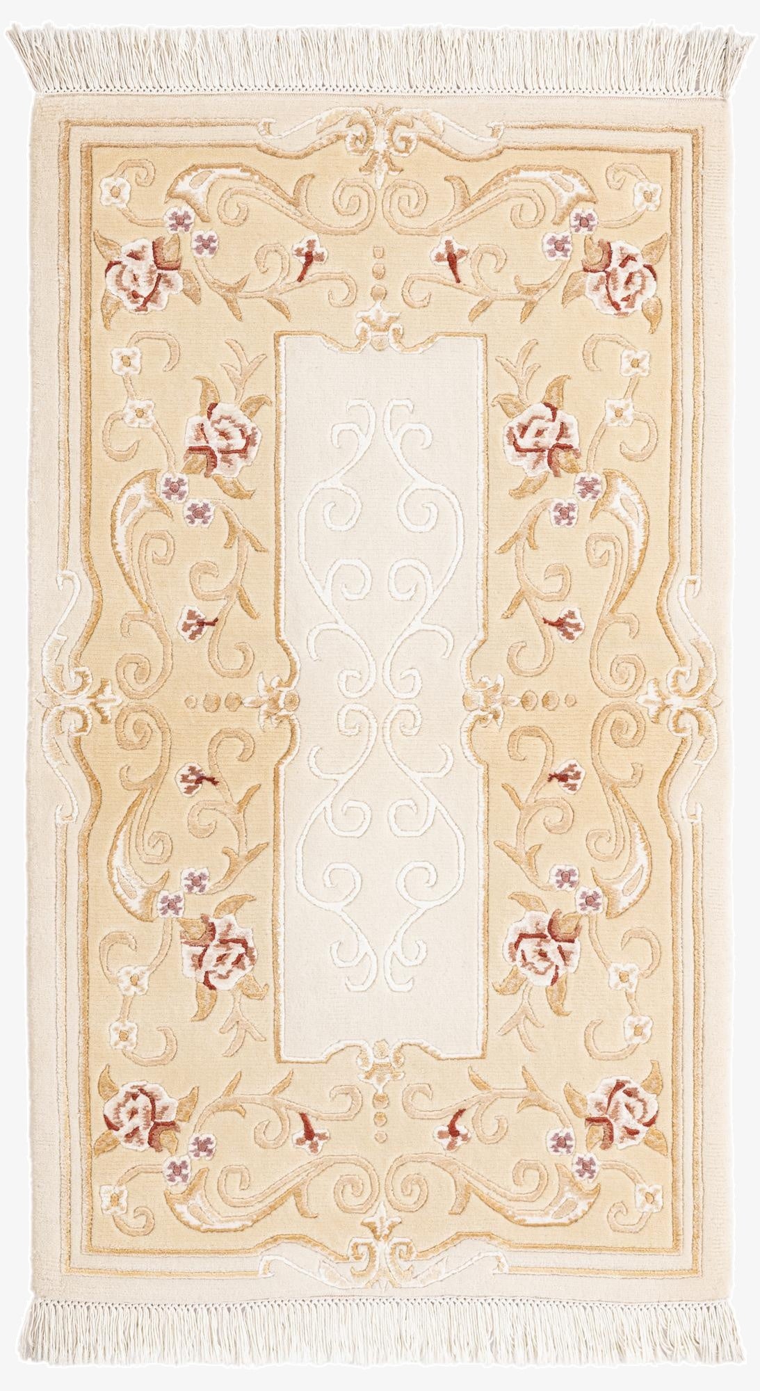 2' 8 x 4' 7  Hand Knotted Darya Wool Rug