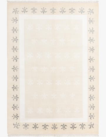 5' 7 x 7' 10 Hand Knotted Darya Wool Rug