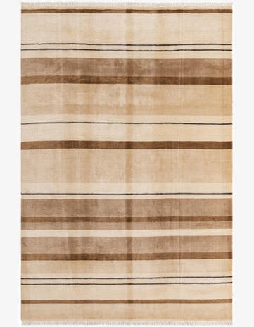 6' 7 x 9' 8 Hand Knotted Darya Wool Rug