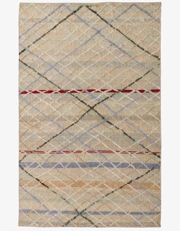 5' 5 x 8' 6 Hand Knotted Darya Wool Rug