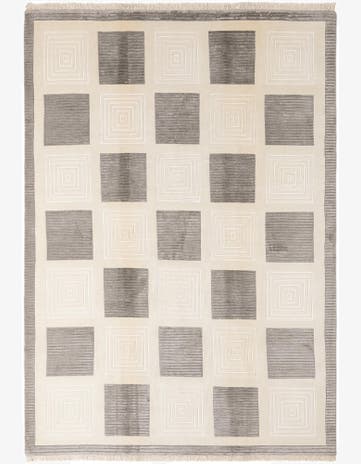 6' 6 x 9' 4 Hand Knotted Darya Wool Rug