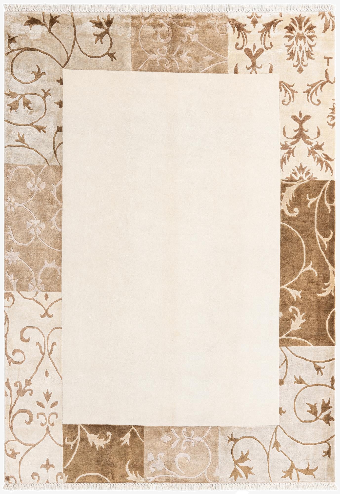 5' 7 x 7' 10  Hand Knotted Darya Wool Rug