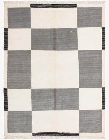 4' 11 x 6' 8 Hand Knotted Darya Wool Rug