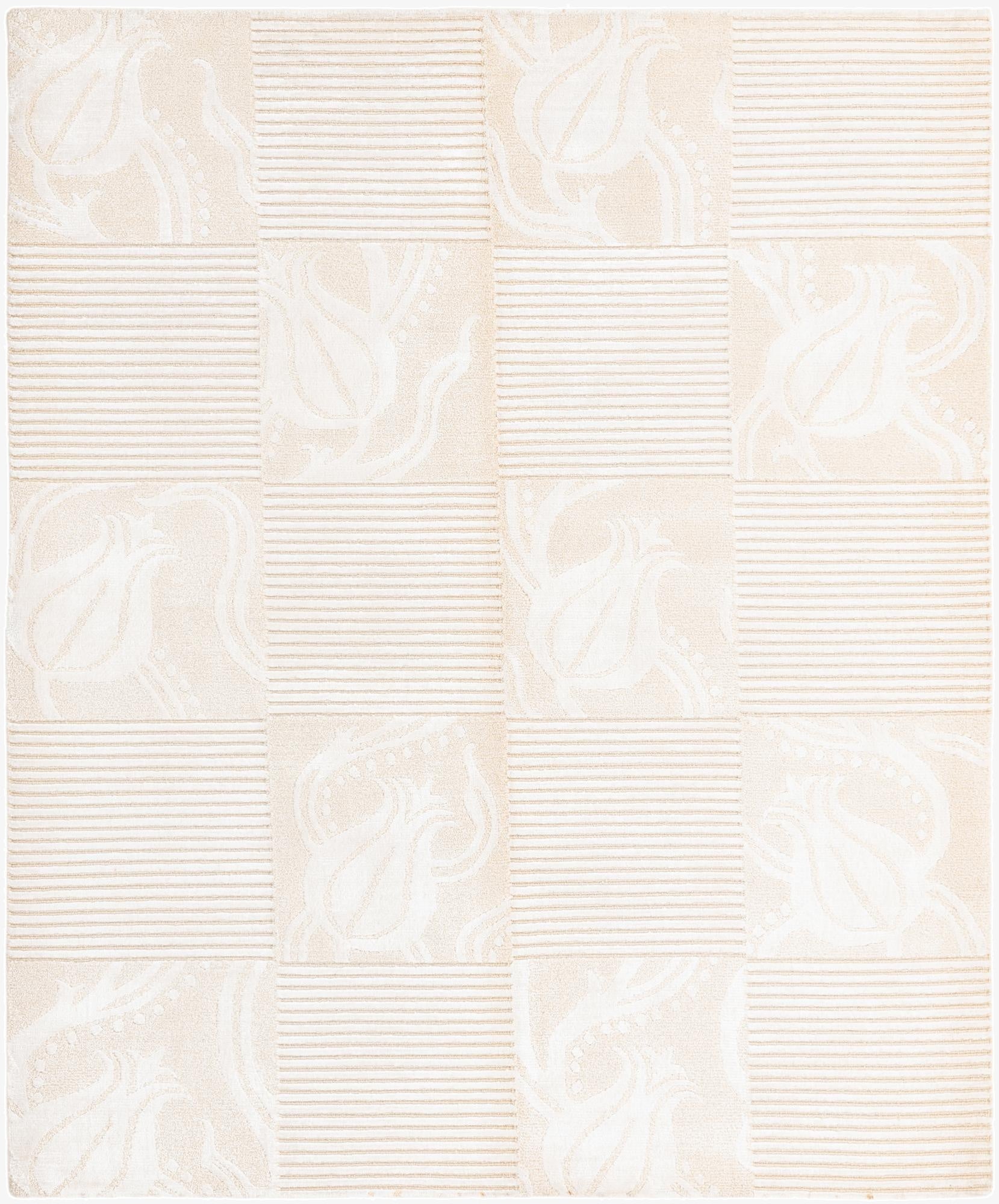 5' 1 x 6' 5  Hand Knotted Darya Wool Rug