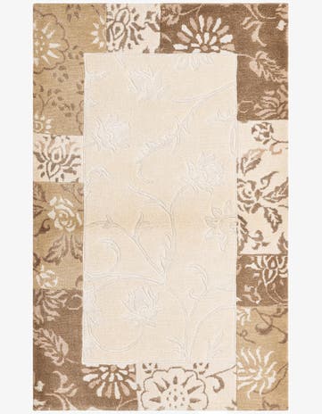 3' 1 x 4' 10 Hand Knotted Darya Wool Rug