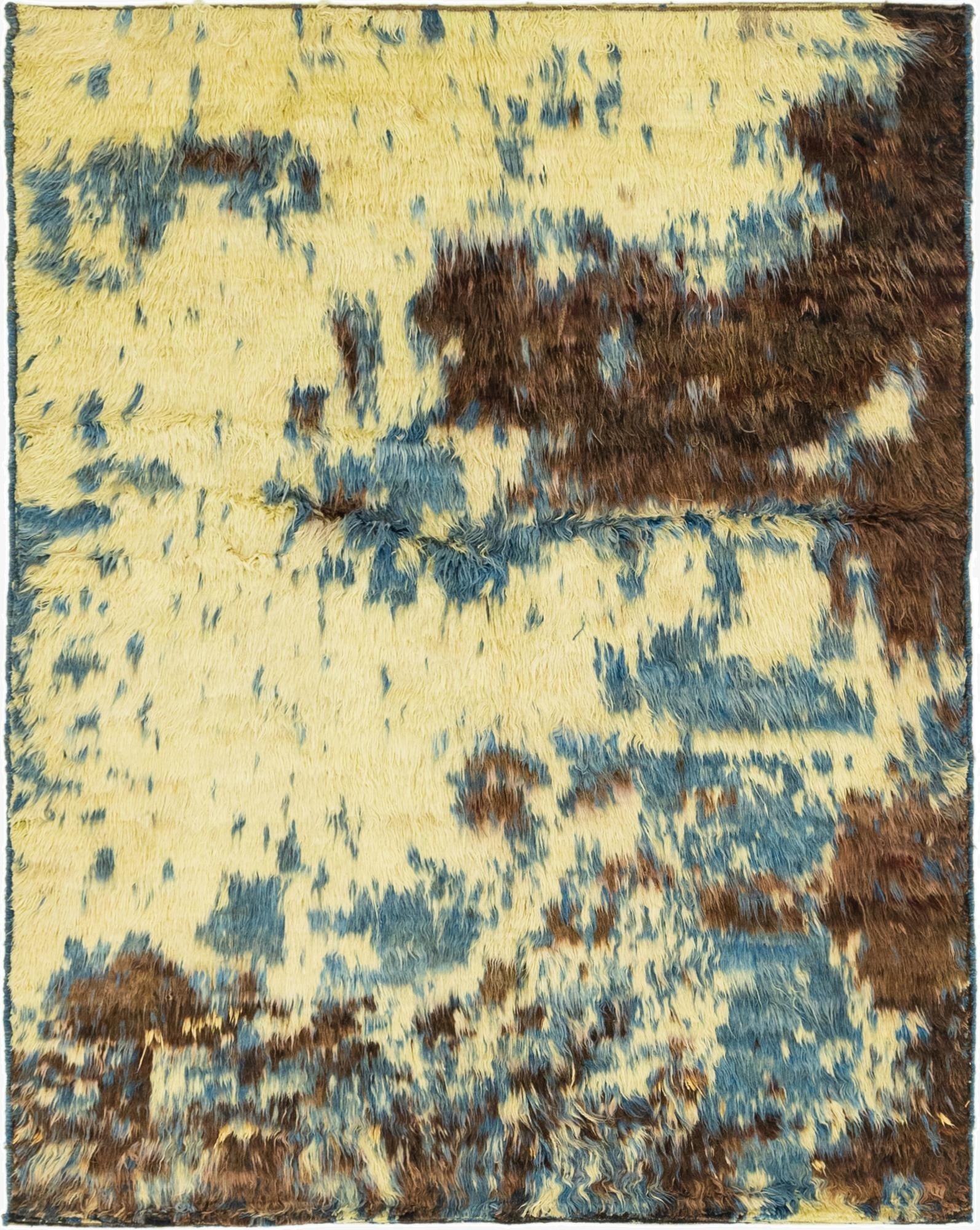 4' 10 x 6' 2  Hand Knotted Darya Wool Rug