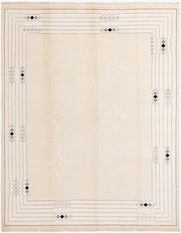 8' x 9' 11 Hand Knotted Darya Wool Rug