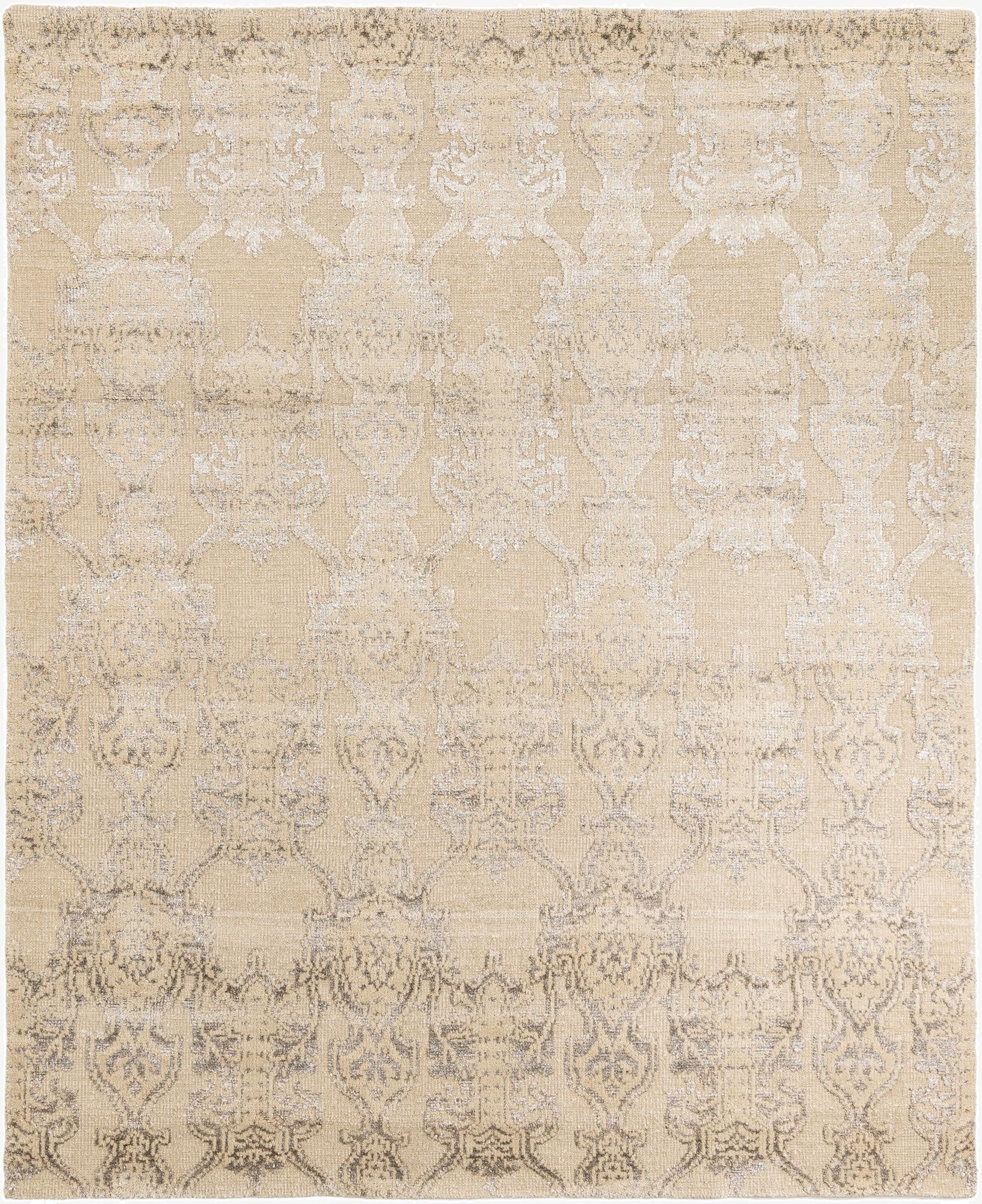 8' x 9' 5  Hand Knotted Darya Rug