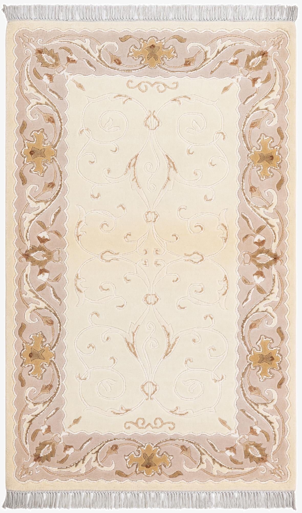 3' 1 x 4' 11  Hand Knotted Darya Wool Rug