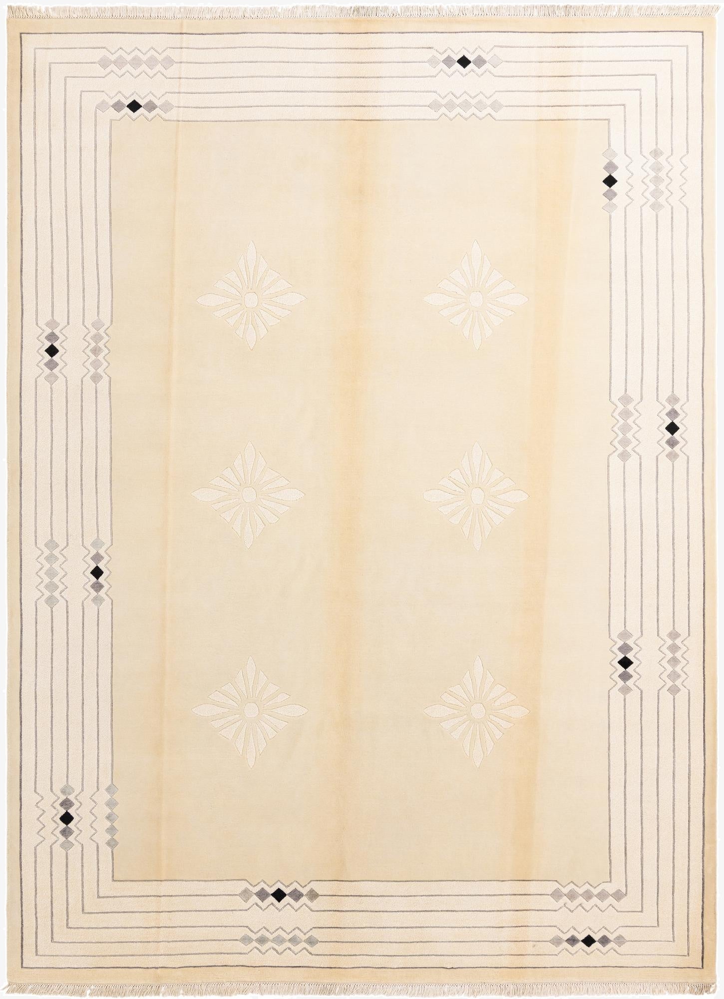 8' 2 x 11' 4  Hand Knotted Darya Wool Rug