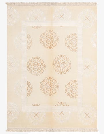 4' 10 x 6' 5 Hand Knotted Darya Wool Rug