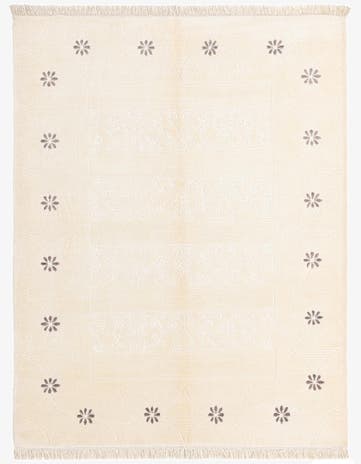 5' 1 x 6' 6 Hand Knotted Darya Wool Rug