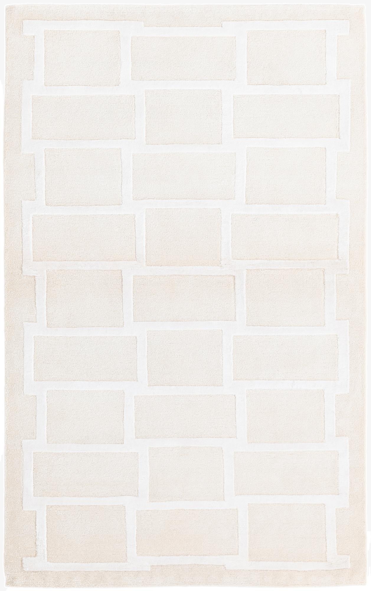 3' x 4' 11  Hand Knotted Darya Wool Rug