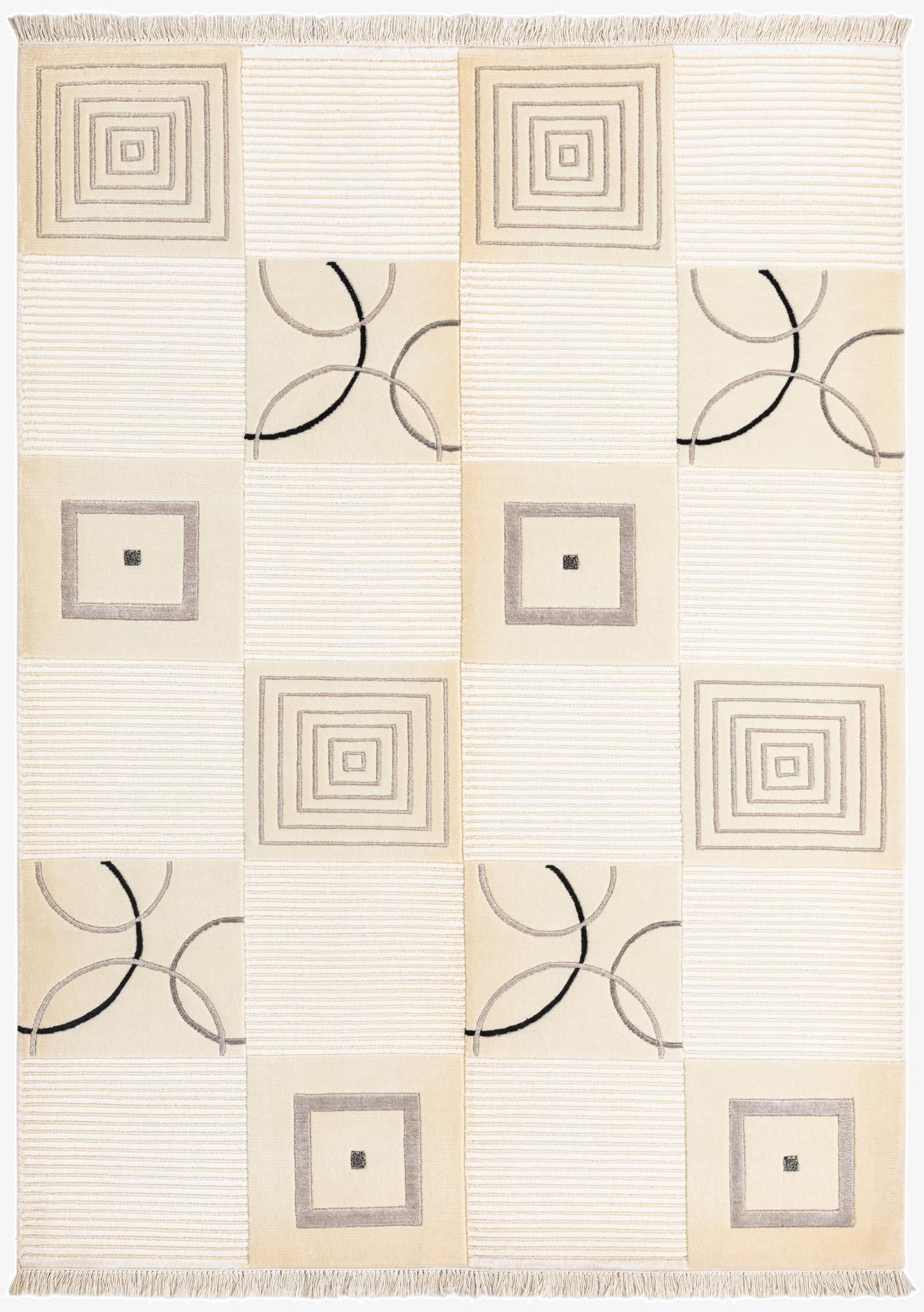 4' 11 x 6' 11  Hand Knotted Darya Wool Rug