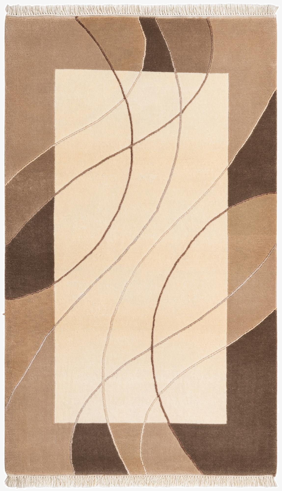 3' x 5' 1  Hand Knotted Darya Wool Rug