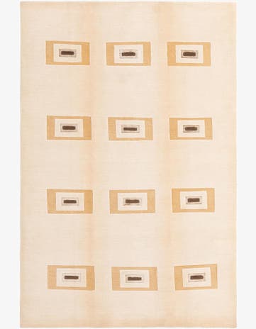 6' 6 x 9' 9 Hand Knotted Darya Wool Rug