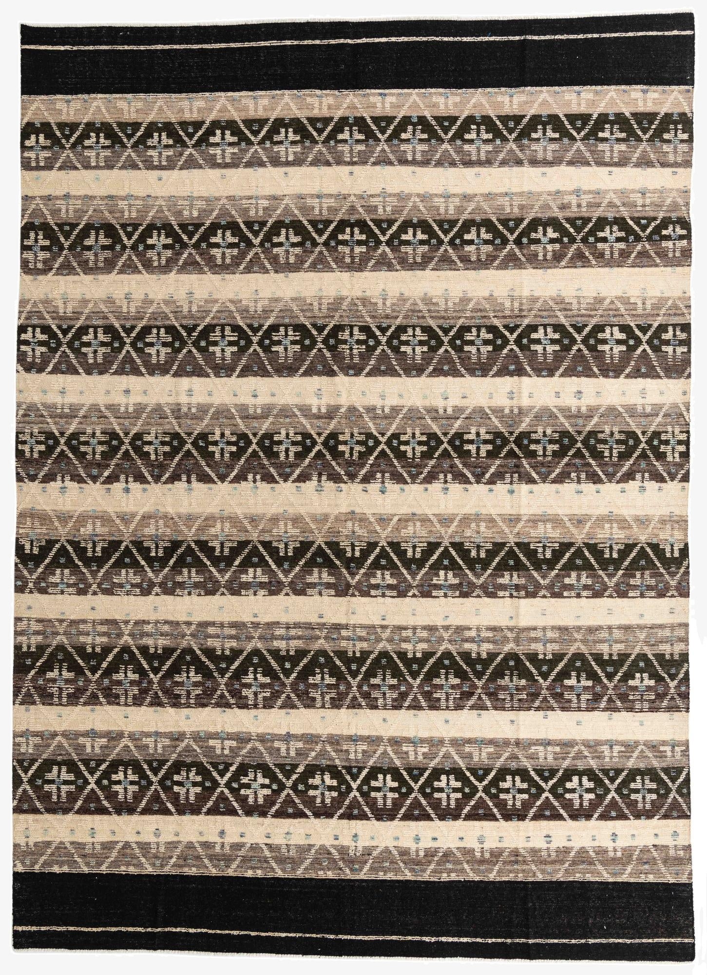 10' 4 x 14' 4  Hand Knotted Darya Wool Rug