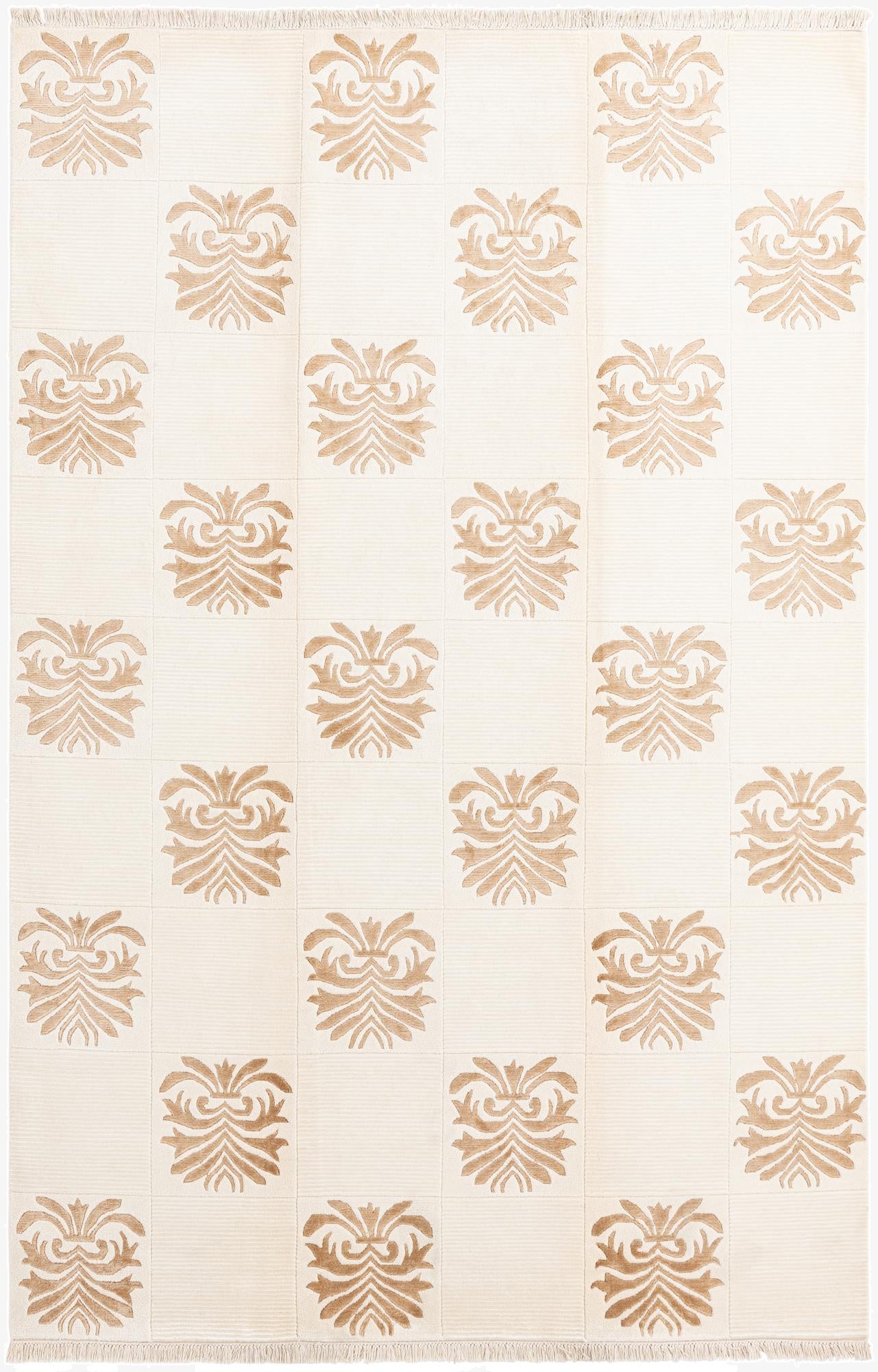 6' 6 x 9' 11  Hand Knotted Darya Wool Rug