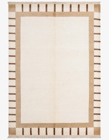 4' 11 x 6' 11 Hand Knotted Darya Wool Rug