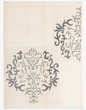 4' 10 x 6' 7 Hand Knotted Darya Wool Rug