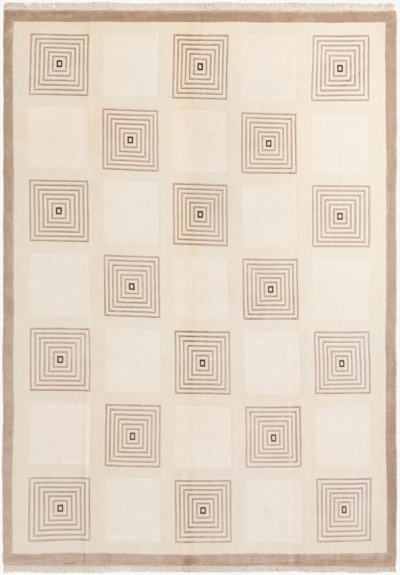 8' 1 x 11' 6  Hand Knotted Darya Wool Rug