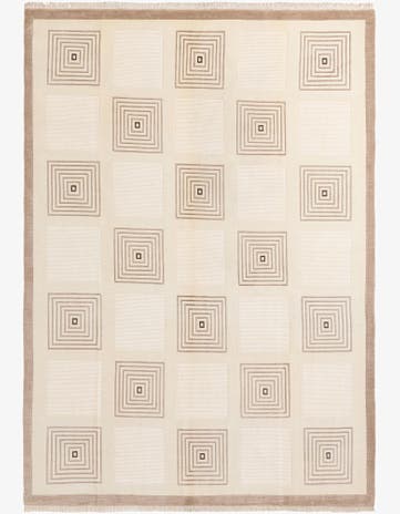 8' 1 x 11' 6 Hand Knotted Darya Wool Rug