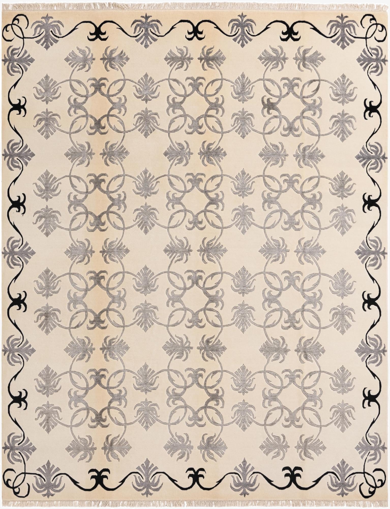 7' 11 x 10'  Hand Knotted Darya Wool Rug