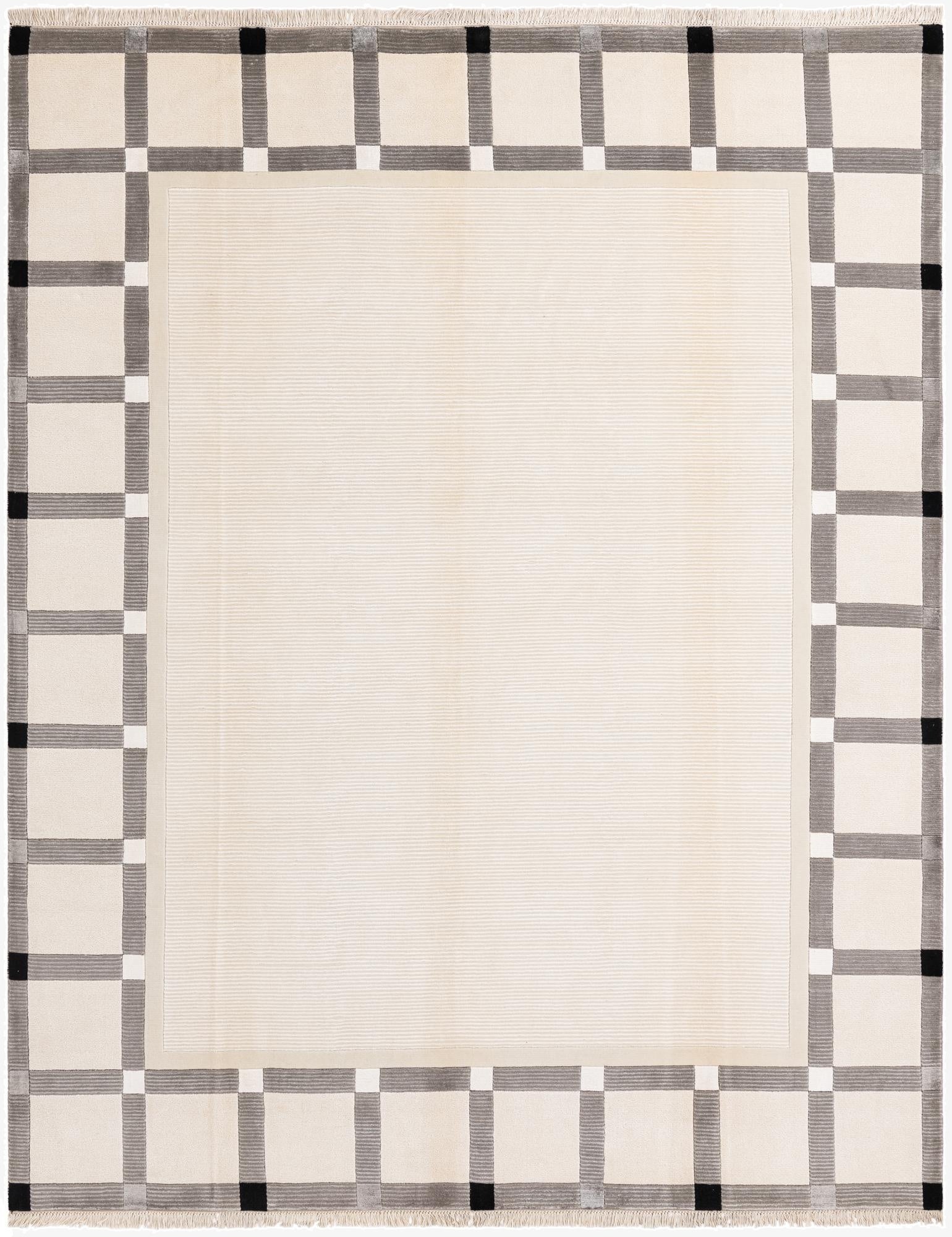 7' 10 x 9' 10  Hand Knotted Darya Wool Rug