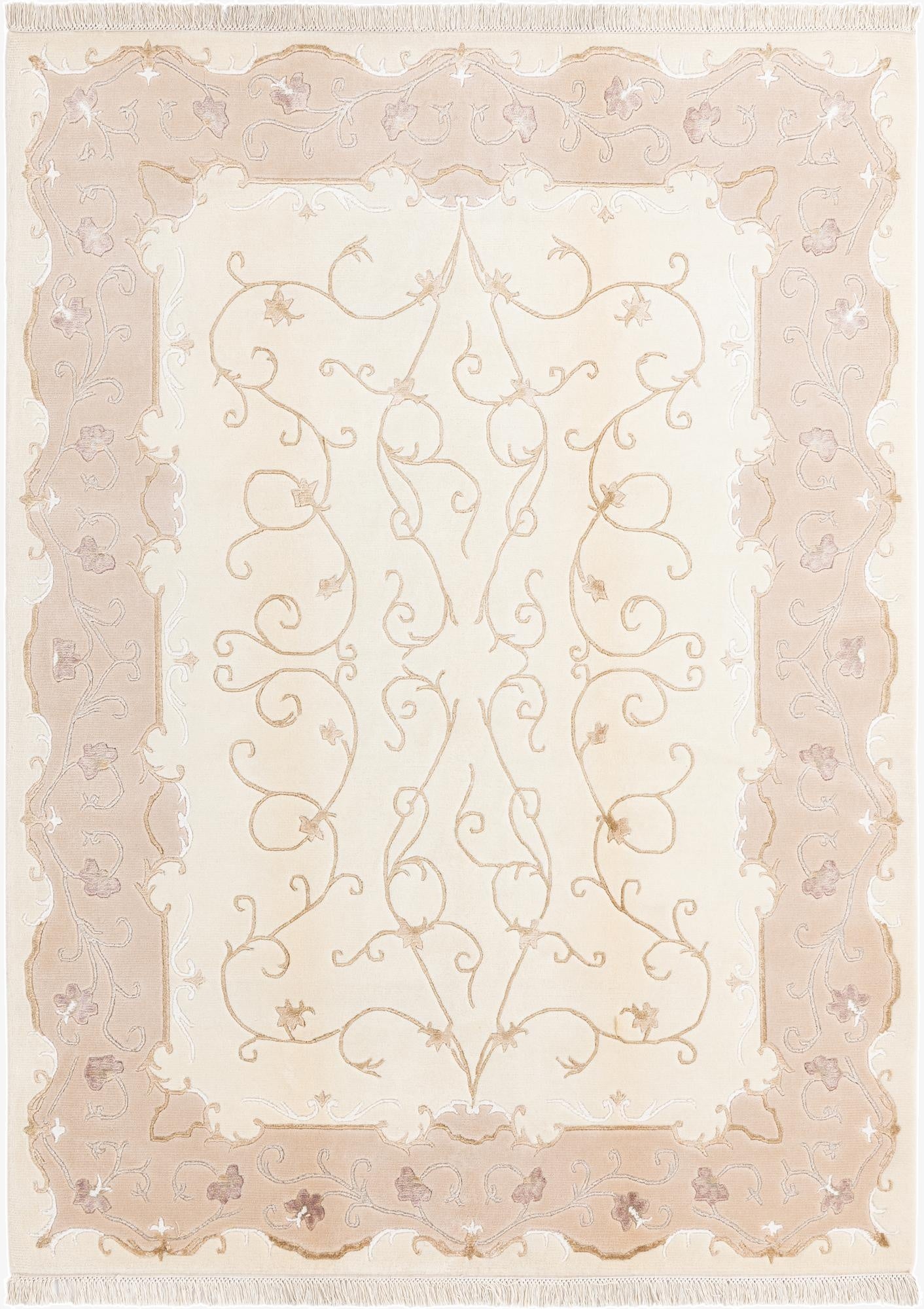 5' 7 x 7' 9  Hand Knotted Darya Wool Rug