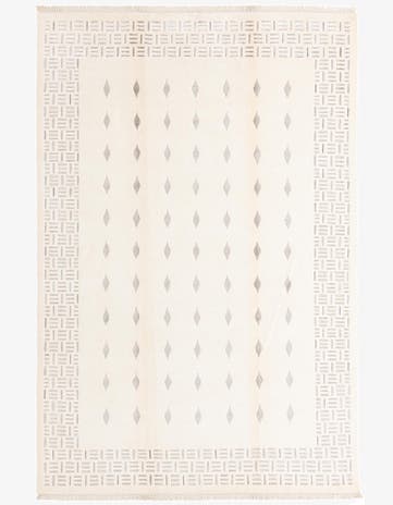 6' 7 x 9' 10 Hand Knotted Darya Wool Rug