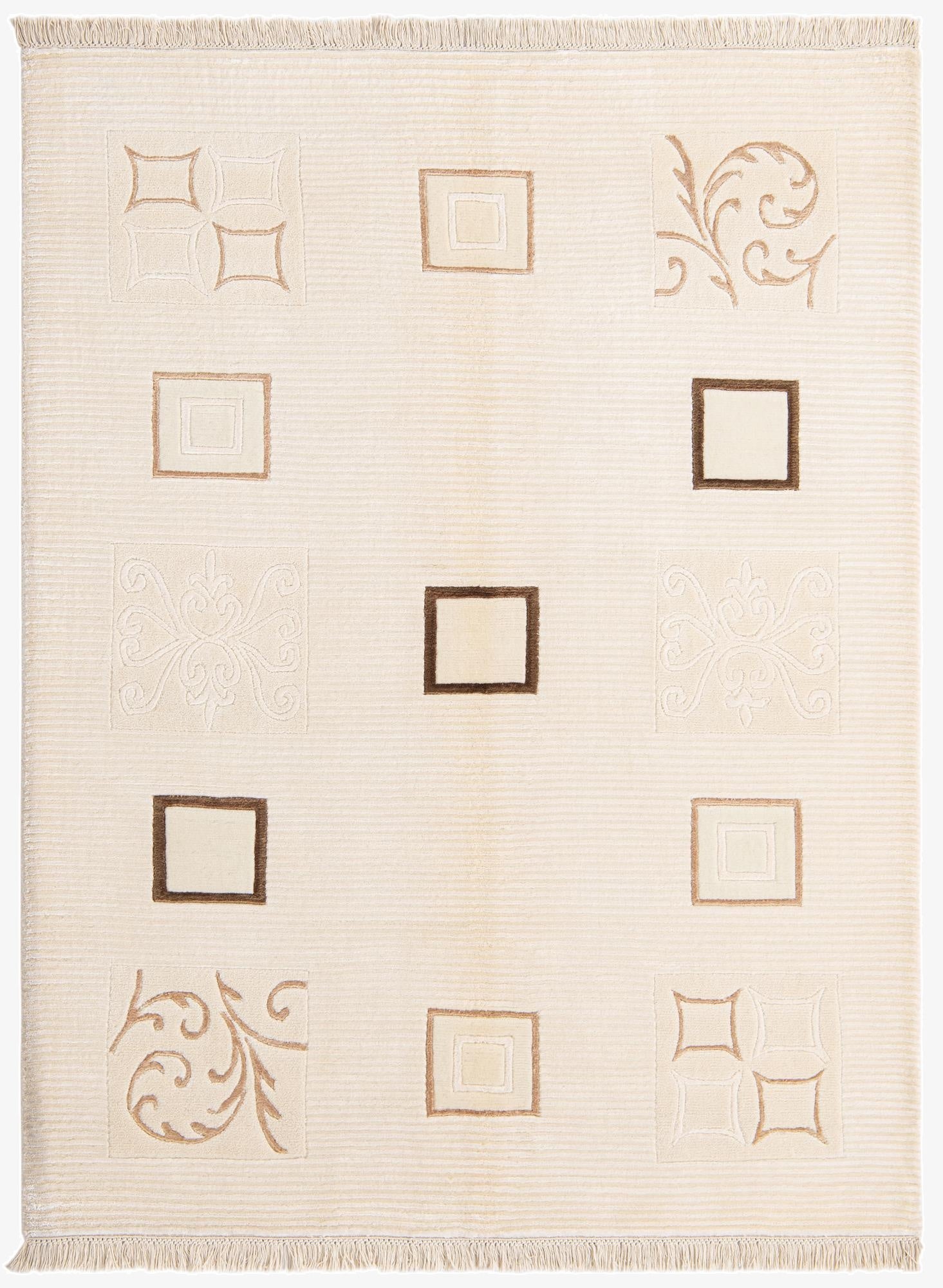 5' x 6' 7  Hand Knotted Darya Wool Rug