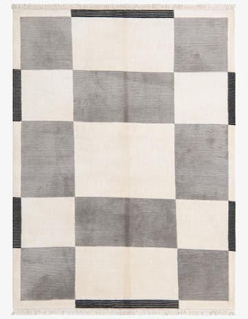 4' 11 x 6' 7 Hand Knotted Darya Wool Rug