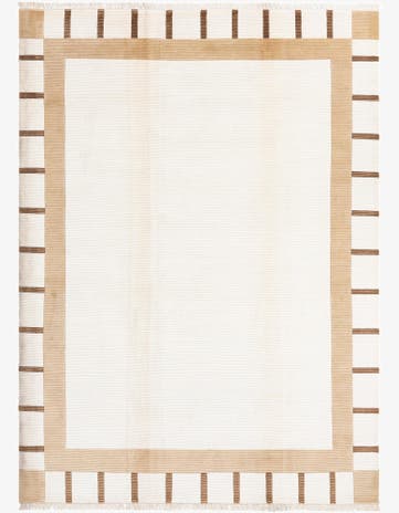 6' 11 x 9' 6 Hand Knotted Darya Wool Rug