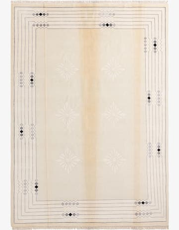 8' 2 x 11' 4 Hand Knotted Darya Wool Rug