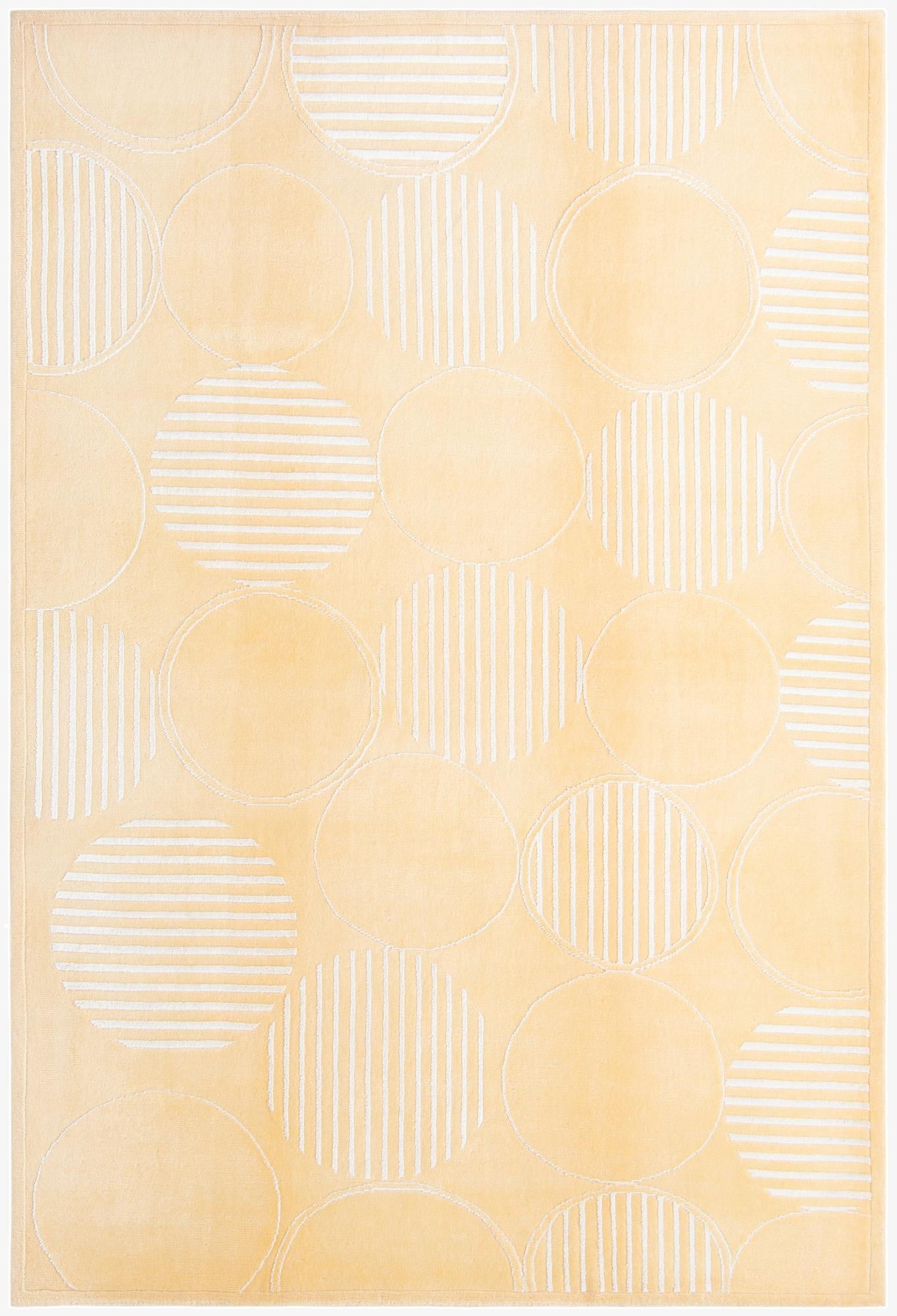 6' 7 x 9' 9  Hand Knotted Darya Wool Rug